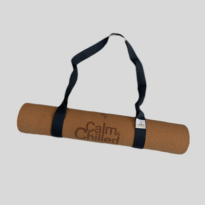 Calm & Chilled Pro Luxe Super Grippy Yoga Mat in Purple Heather