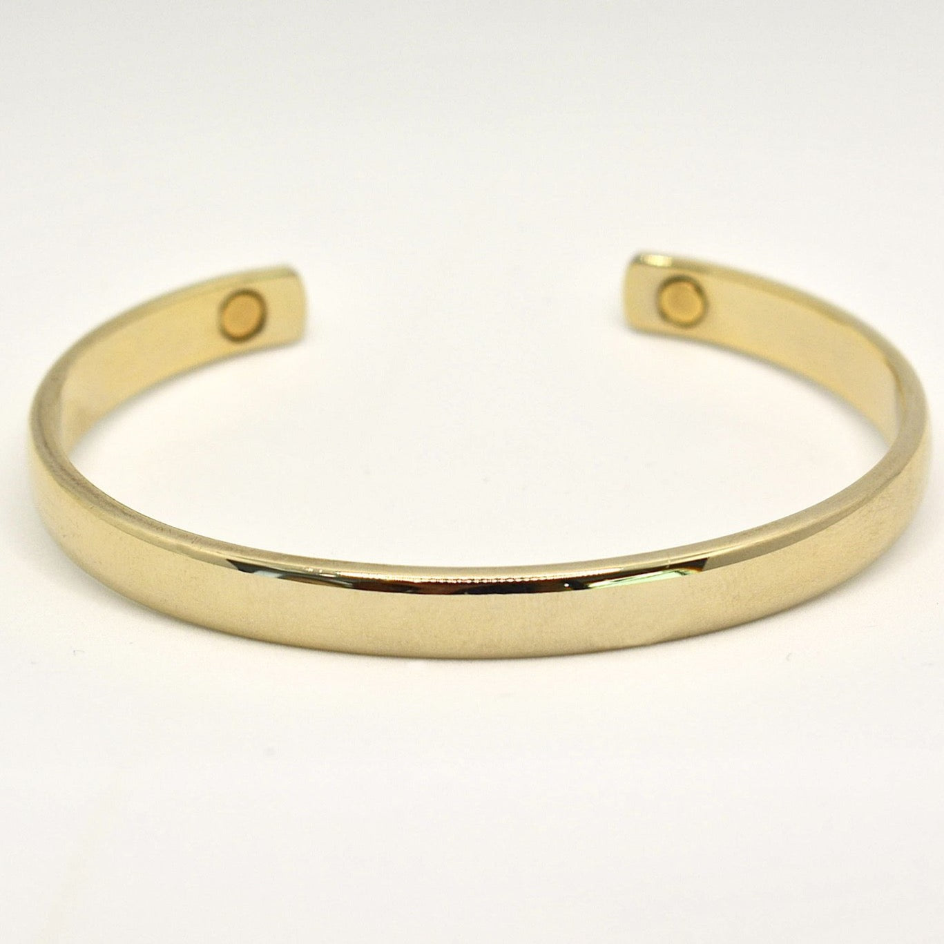 Plain polished magnetic bangle