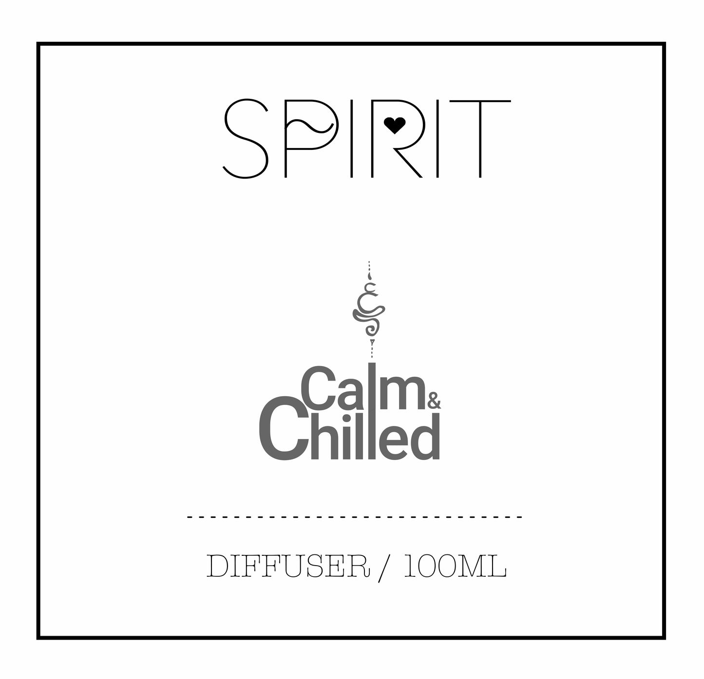 Calm & Chilled Spirit Luxury Diffuser 100ml