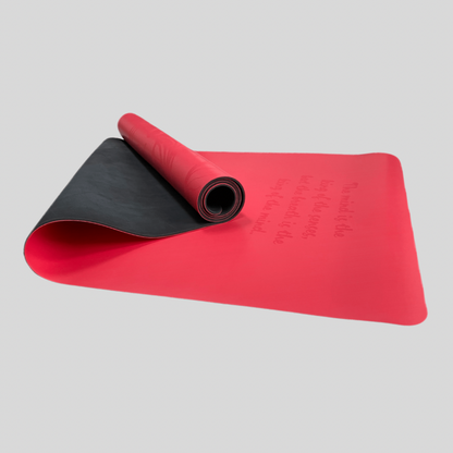 Calm and Chilled Pro Best Grip Yoga Mat in Crimson