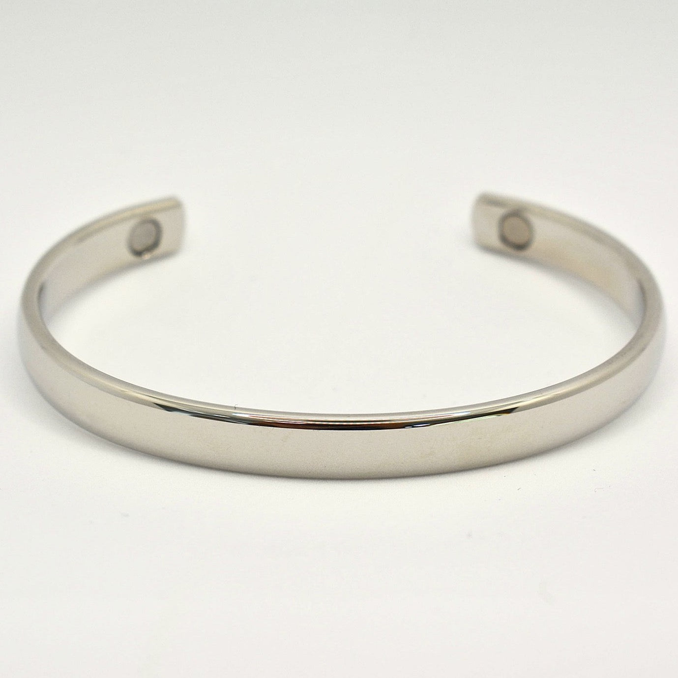 Plain polished magnetic bangle