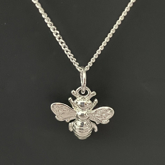 Sterling Silver Bee Pendant