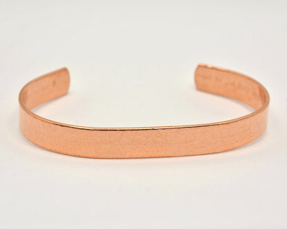 Pure copper bangles in 4 styles made in UK