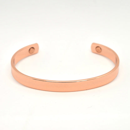 8mm Polished Rose Gold