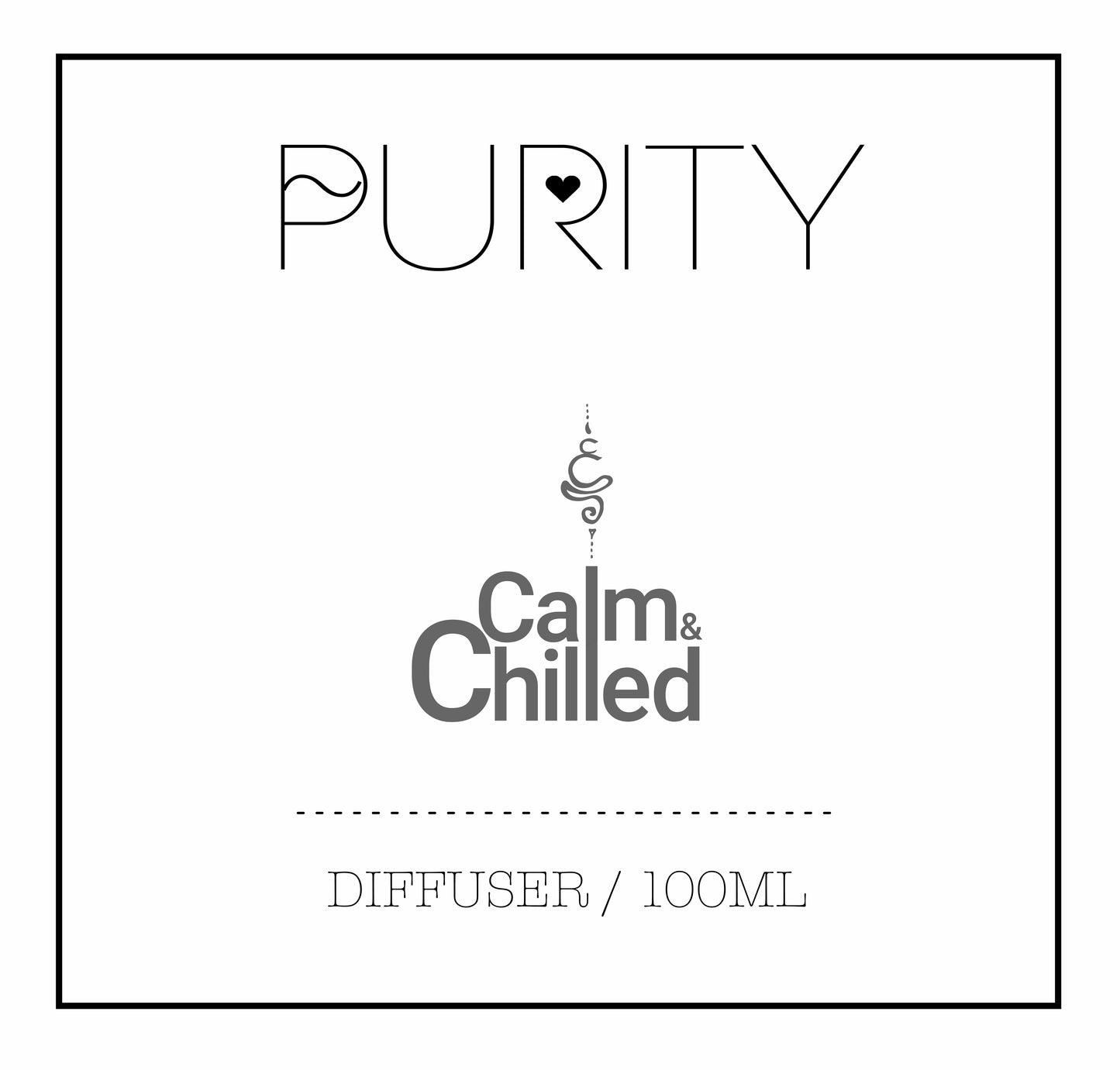 Calm & Chilled Purity Luxury Diffuser 100ml