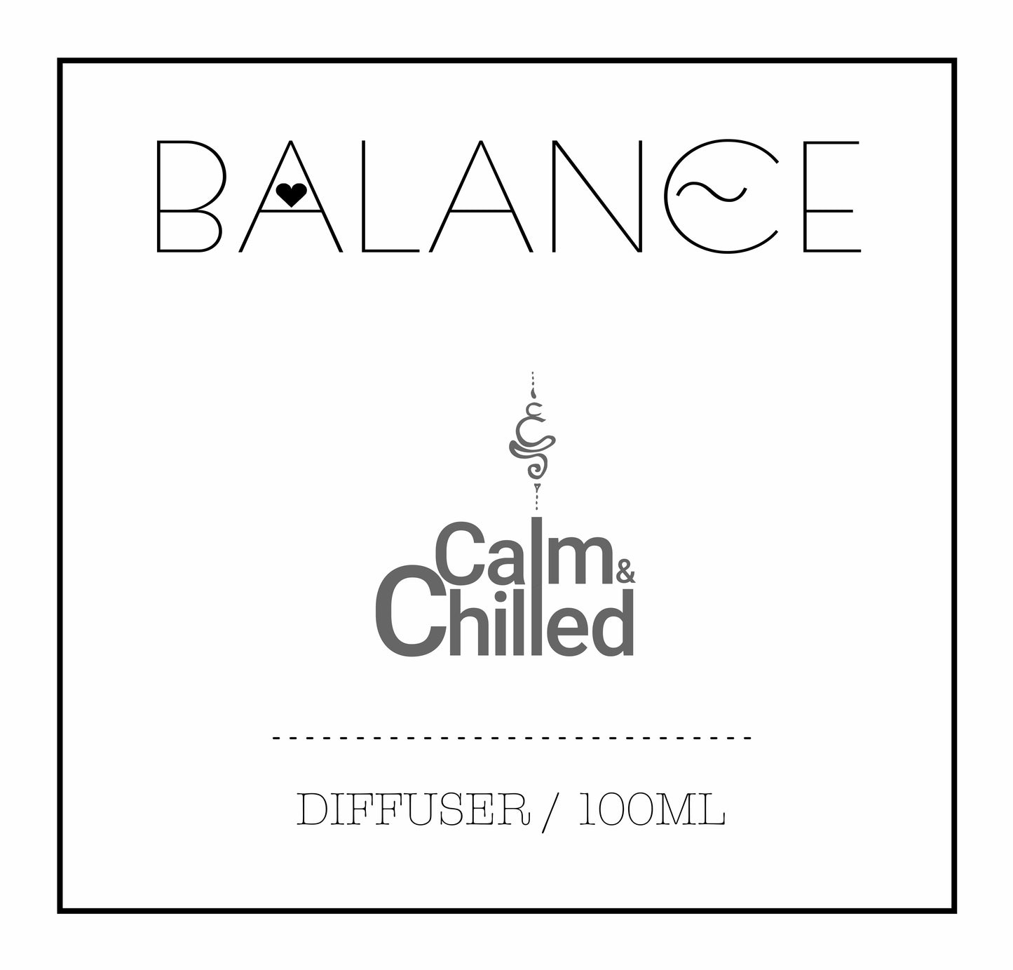 Calm & Chilled Balance Luxury Diffuser 100ml