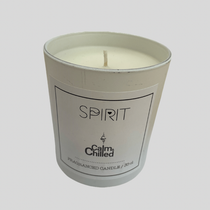 Calm & Chilled Spirit Luxury Hand Poured Scented Candle White 30cl