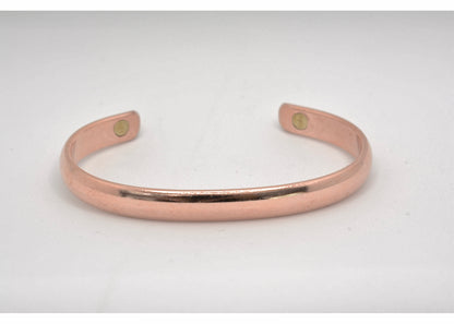 Pure copper bangles in 4 styles made in UK